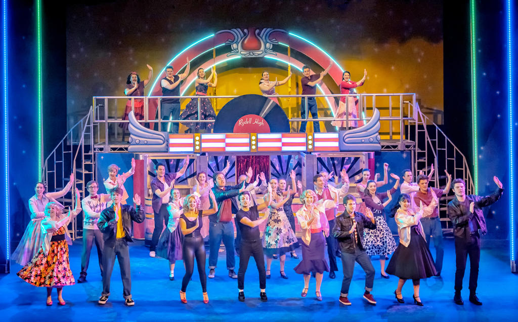 We Go Together. Grease at York Theatre Royal. Photo by Anthony Robling