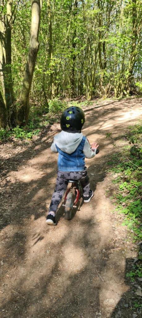 Boy on bike