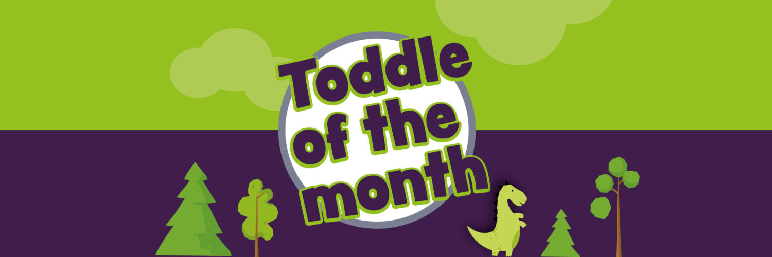 Toddle of the month banner