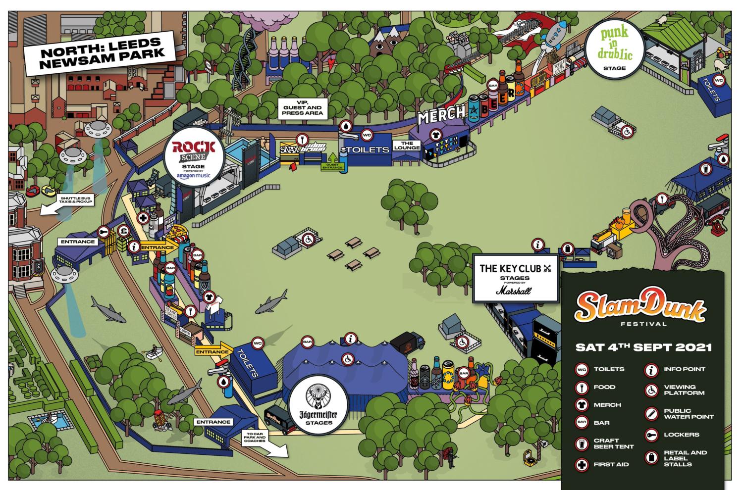 Slam Dunk Festival North 2021 Map