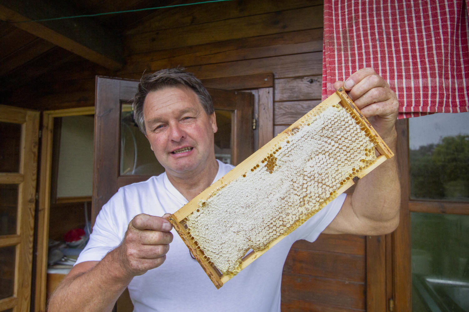Beekeeper Pete Allanson