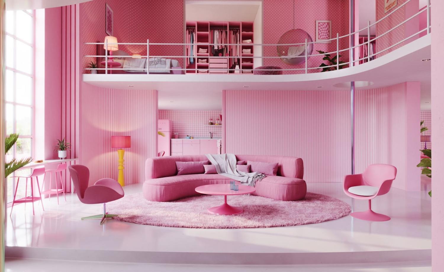 Pink Barbie House