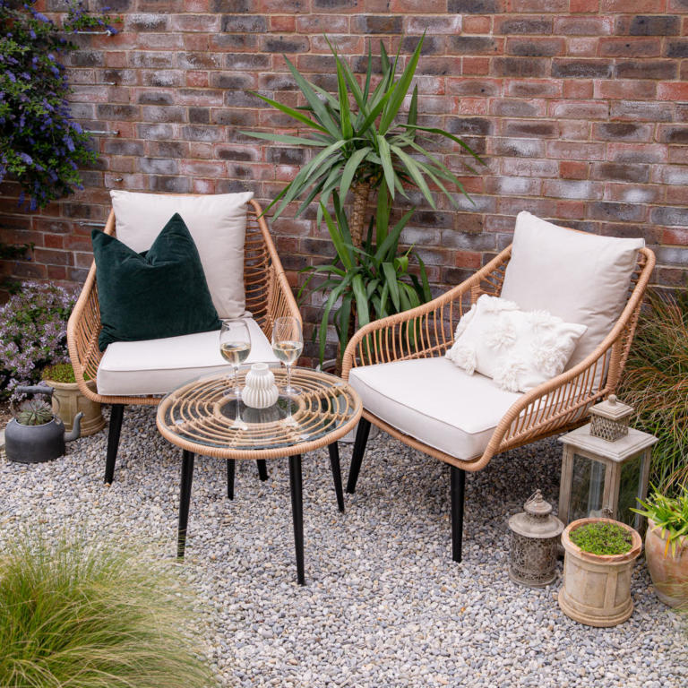 Premium Rattan Bistro Set, £399 from Cuckooland.com